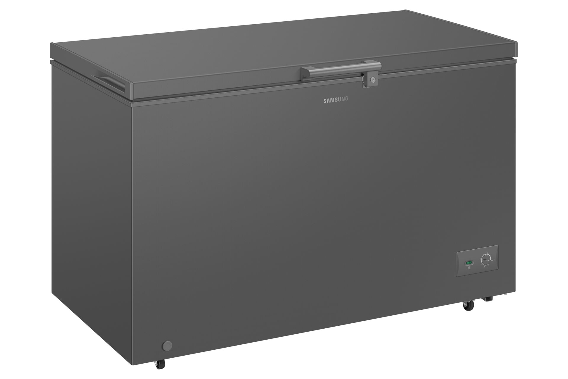 RI70FM51 One Door Refrigerator with Premium Design L-Perspective Dark Gray 