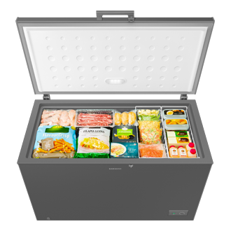 RI70FM51 One Door Refrigerator with Premium Design Front-Bird-Eye-View Dark Gray 