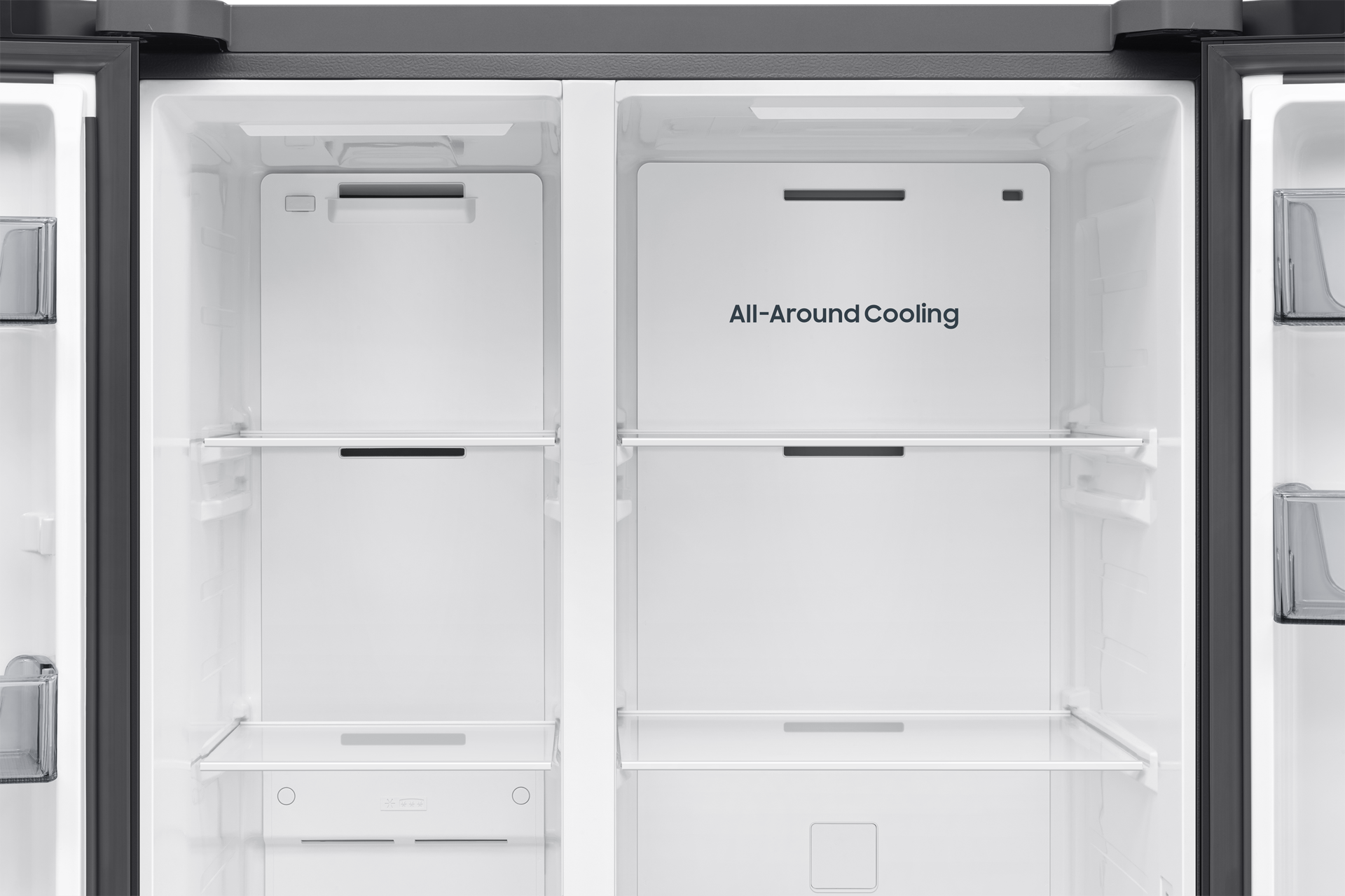 Bespoke AI Refrigerator SBS AI Energy mode Detail-All-Around-Cooling Clean Black 