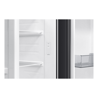 Bespoke AI Refrigerator SBS AI Energy mode Detail-Display Clean Black 