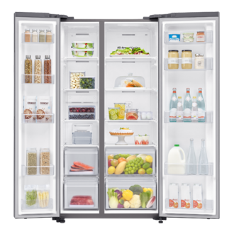 647L SpaceMax Technology Side By Side Refrigerator RS72R5001M9/D2 Silver