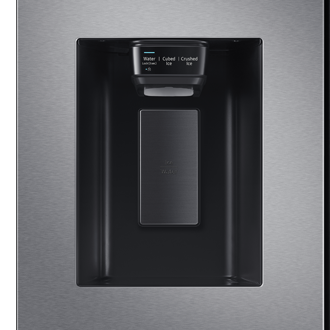 RS5000RC SBS with All-around Cooling Detail1-Dispenser Silver 