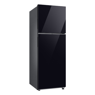 RT5300C Top Mount Freezer Refrigerators with Bespoke Design L-Perspective Clean Black 