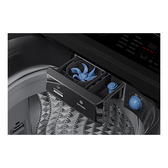 Bespoke AI Top Load Washer with AI Wash and Ecobubble™ Detail3 Gray 