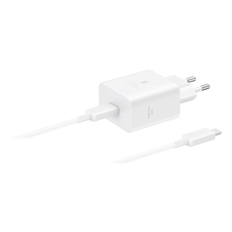 Galaxy 45W Power Adapter White L-Perspective White 
