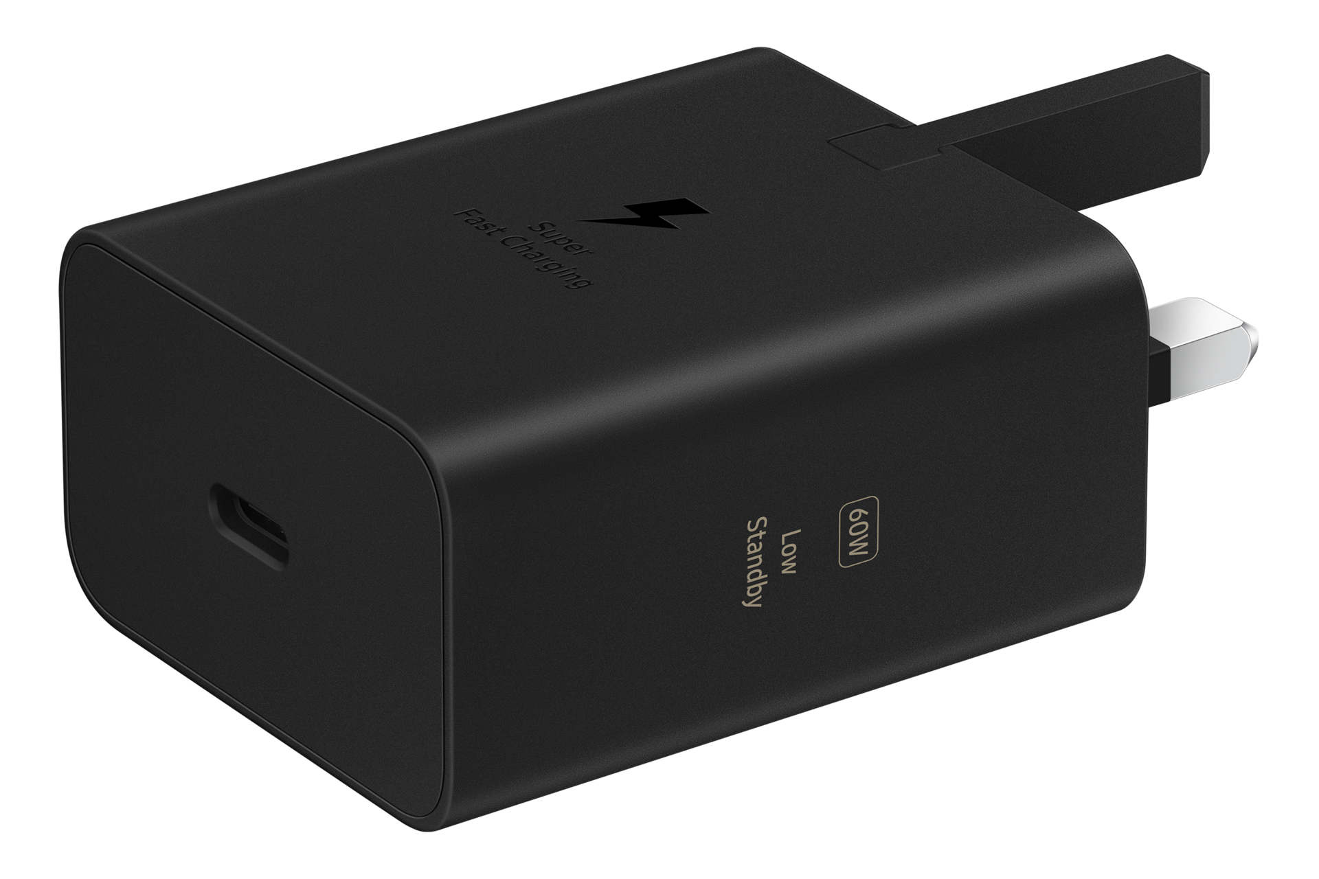60W Power Adapter (TA only, W/O Cable) L-Perspective Black 