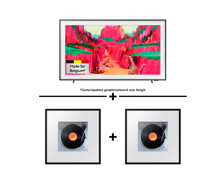 The Frame Pro 65" met 2 Music Frames bundel
