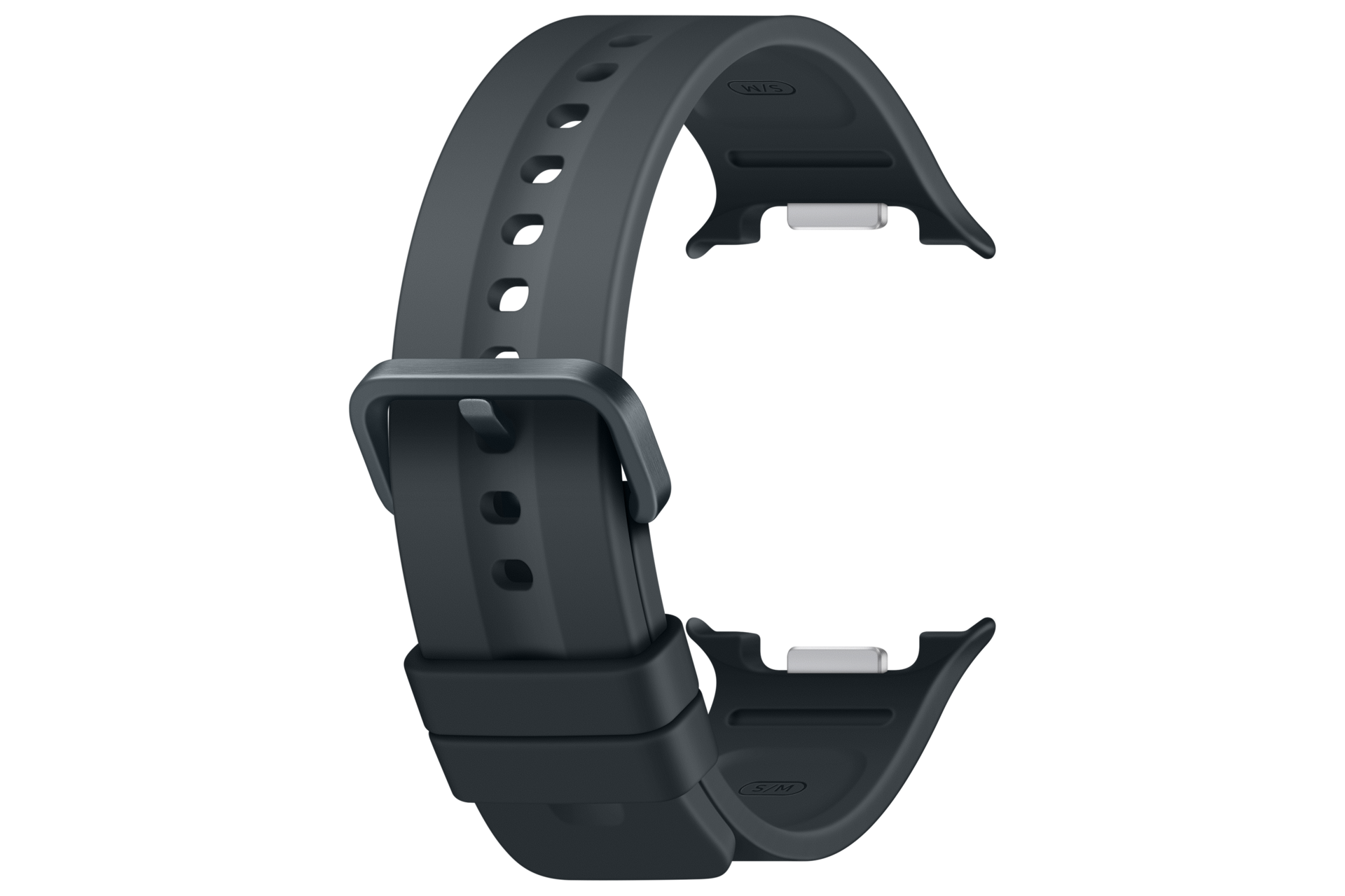 Sport Band (S/M) for Galaxy Watch9 (Watch8) Back-Perspective Black 