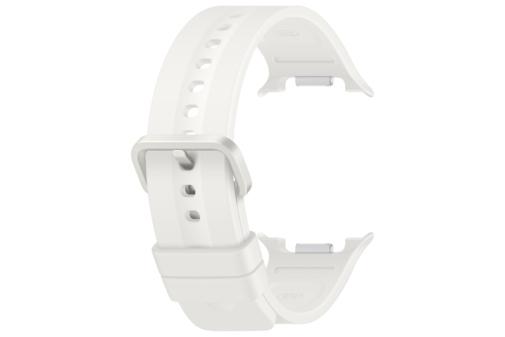 Sport Band (S/M) for Galaxy Watch9 (Watch8) Back-Perspective Cream 