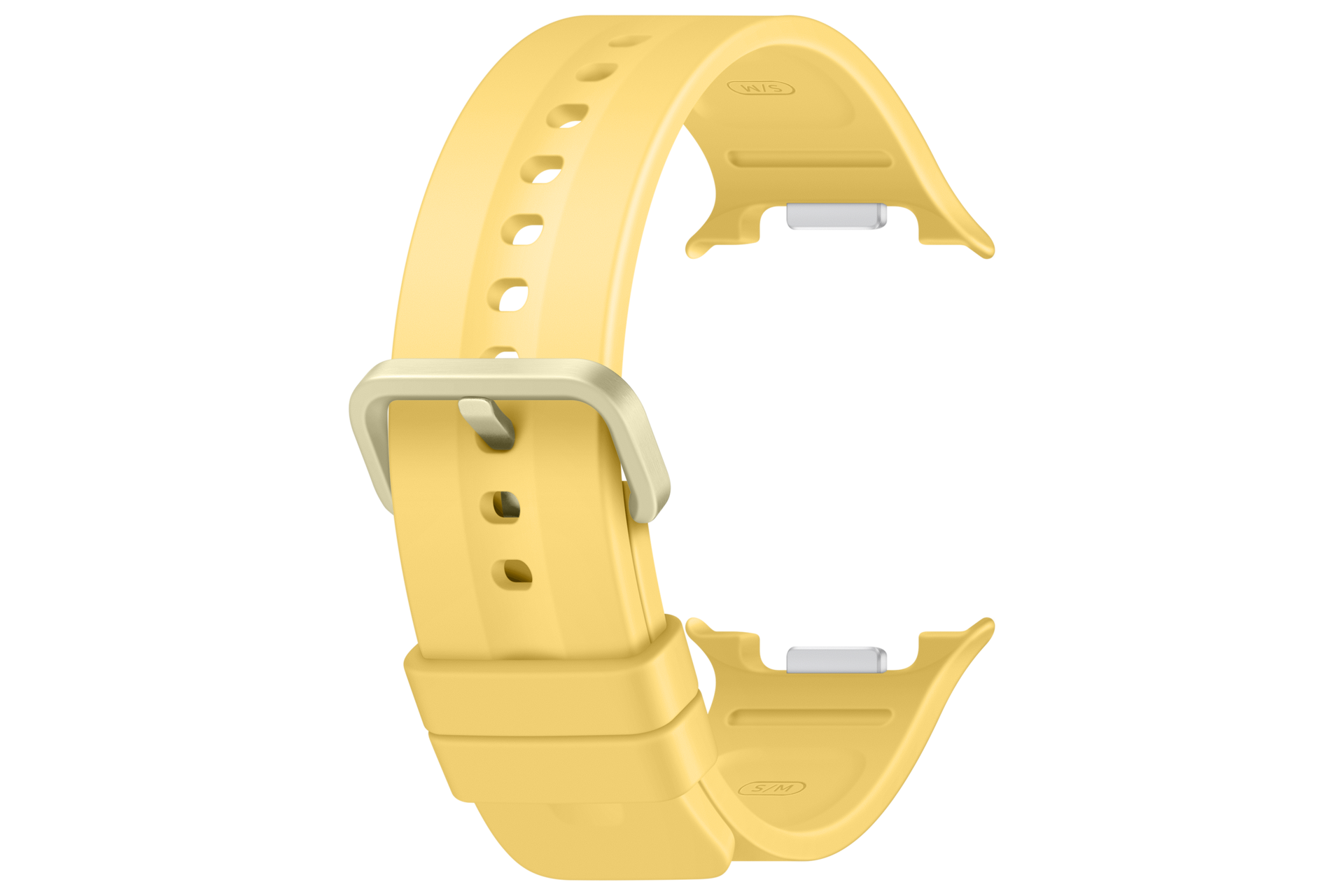 Sport Band (S/M) for Galaxy Watch9 (Watch8) Back-Perspective Yellow 