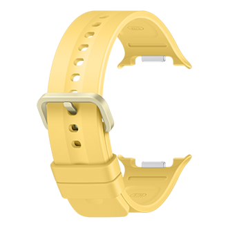 Sport Band (S/M) for Galaxy Watch9 (Watch8) Back-Perspective Yellow 