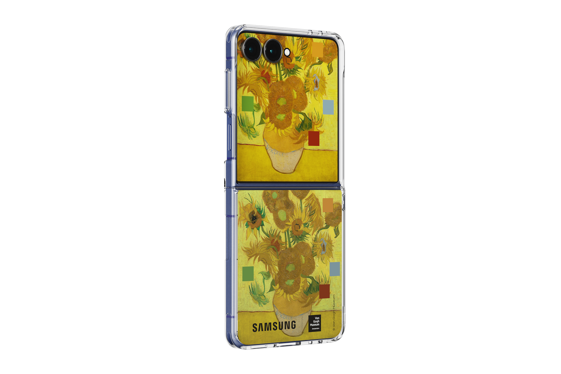 XPlus Van Gogh Flipsuit Case for Z Flip7 pers Yellow 