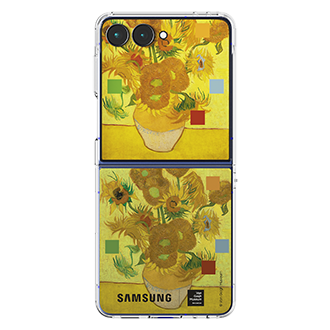 XPlus Van Gogh Flipsuit Case for Z Flip7 Front Yellow 