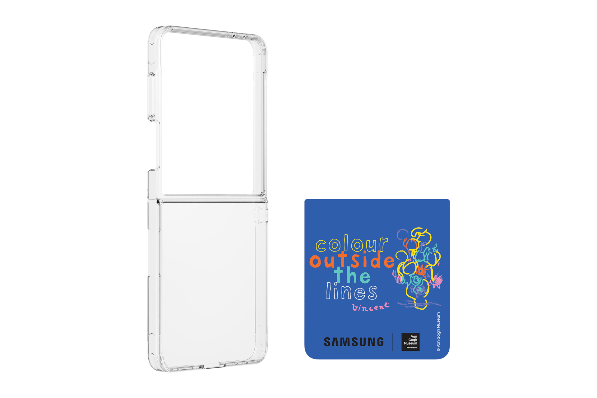 Xplus Van Gogh Flipsuit Case for Galaxy Z Flip7 case Blue 