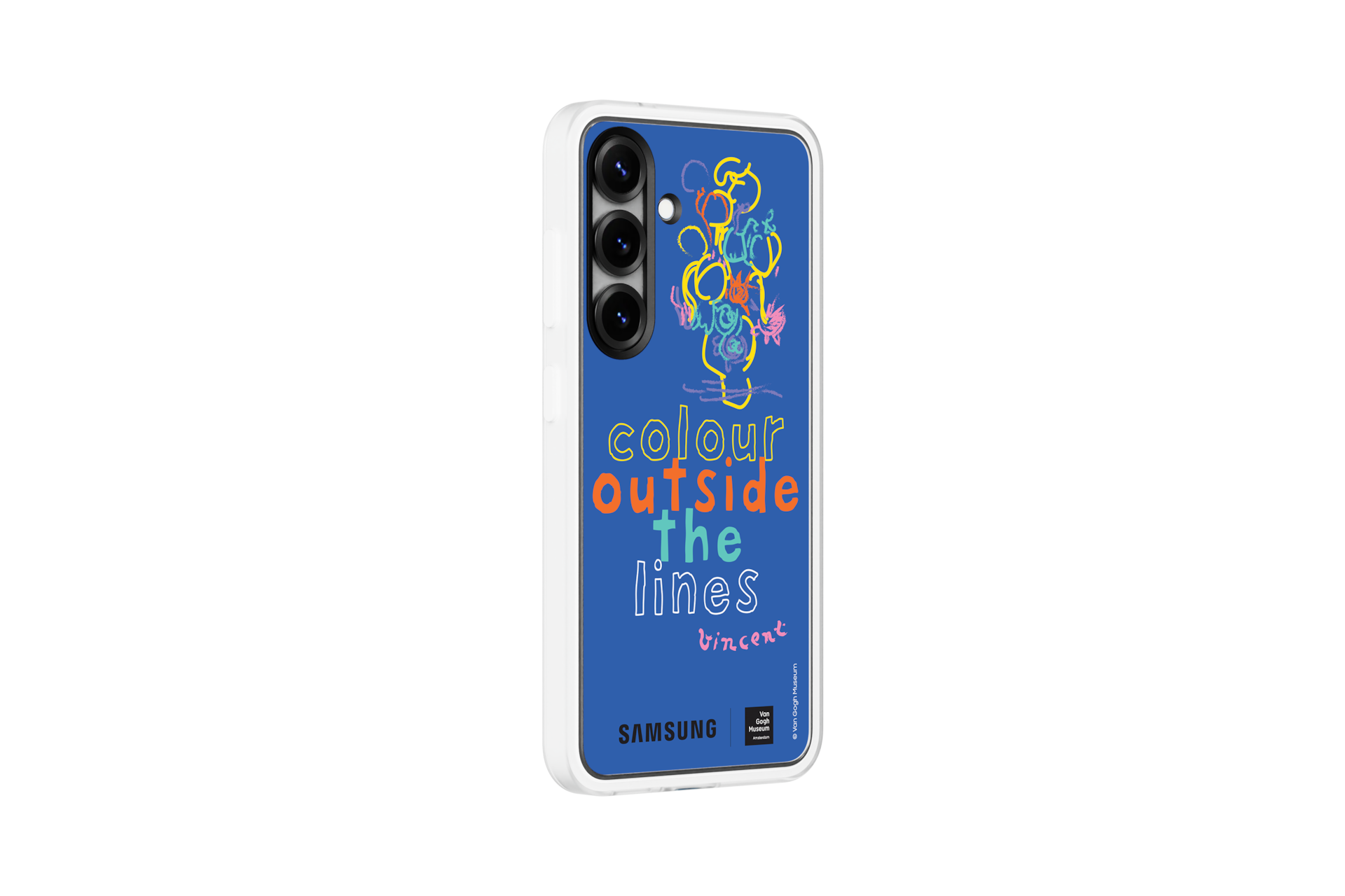 XPlus Van Gogh Flipsuit Case for S25 pers Blue 