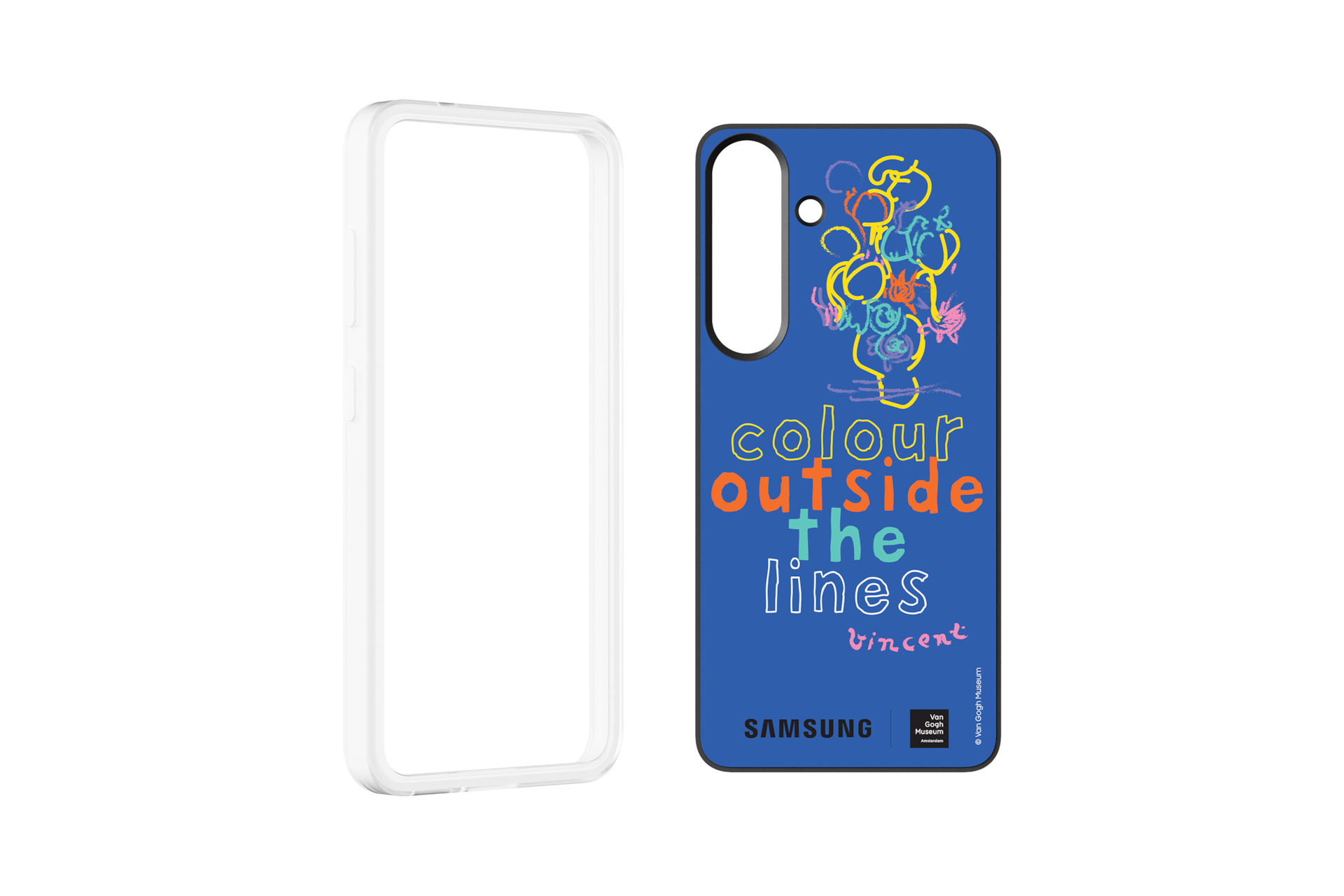 XPlus Van Gogh Flipsuit Case for S25 case Blue 