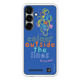 XPlus Van Gogh Flipsuit Case for S25 Front Blue 