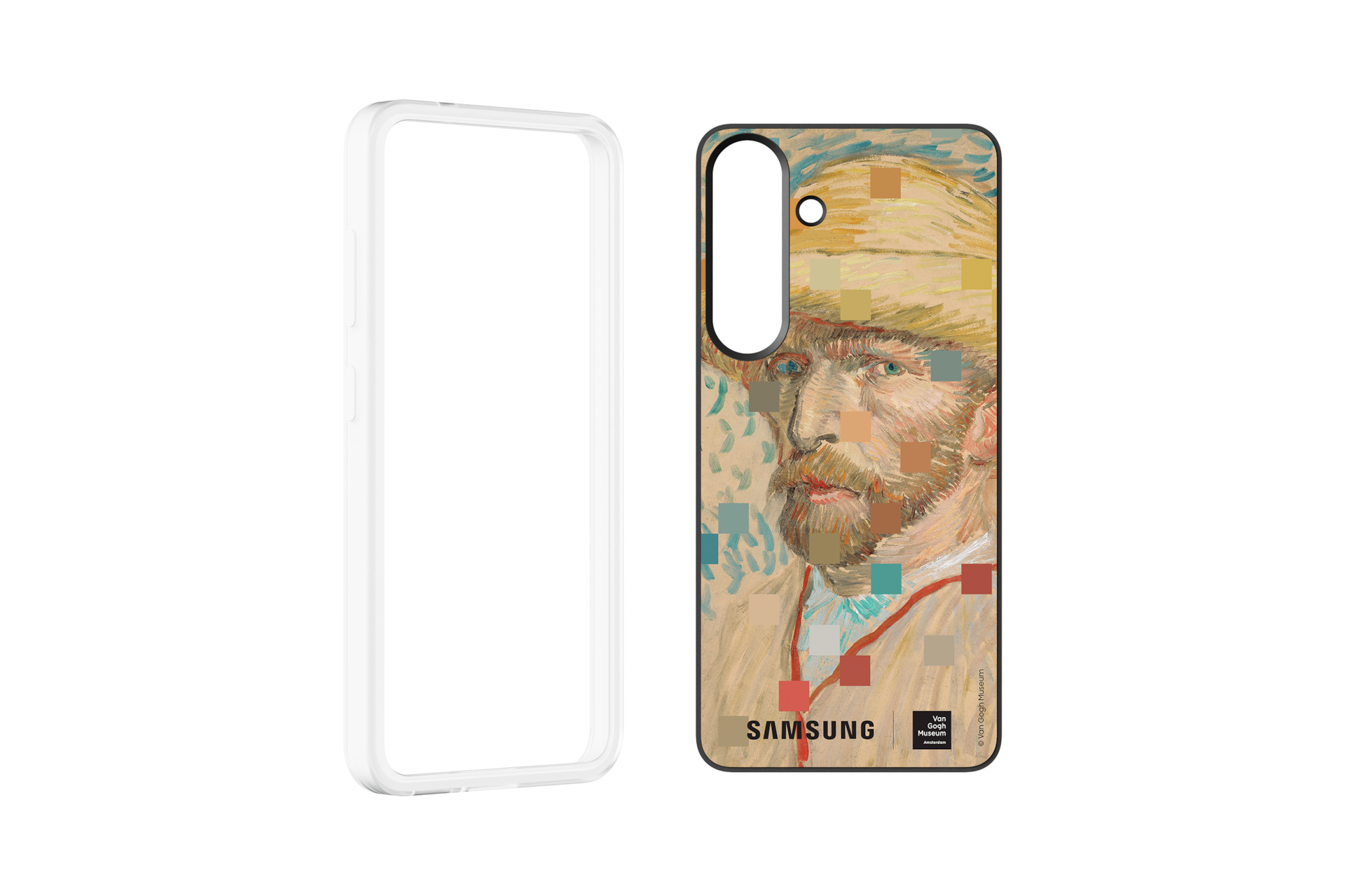 XPlus VanGoghPortrait Flipsuit S25 case Taupe 