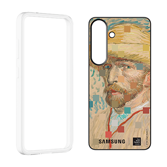 XPlus VanGoghPortrait Flipsuit S25 case Taupe 