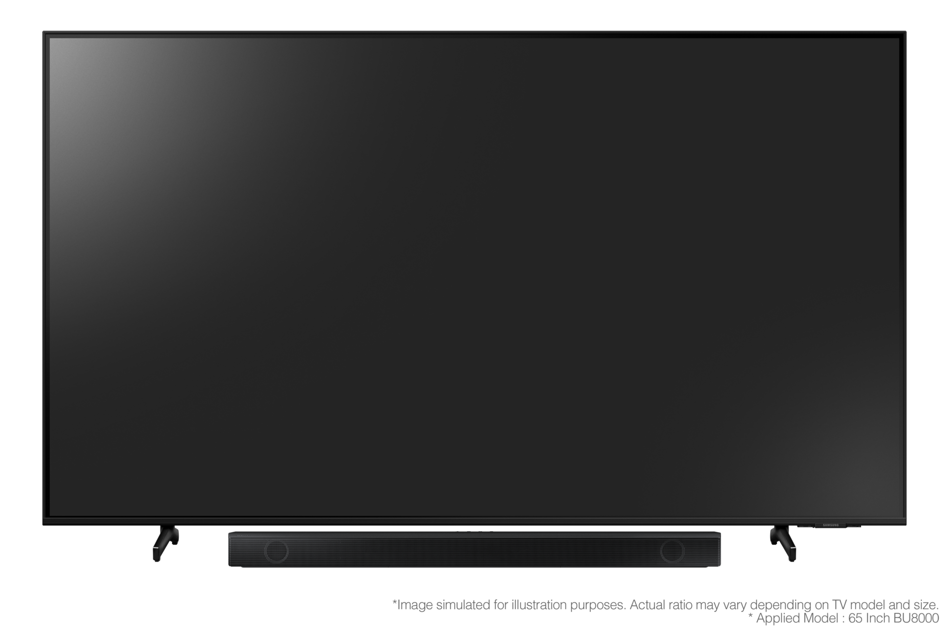 with-tv-front Black