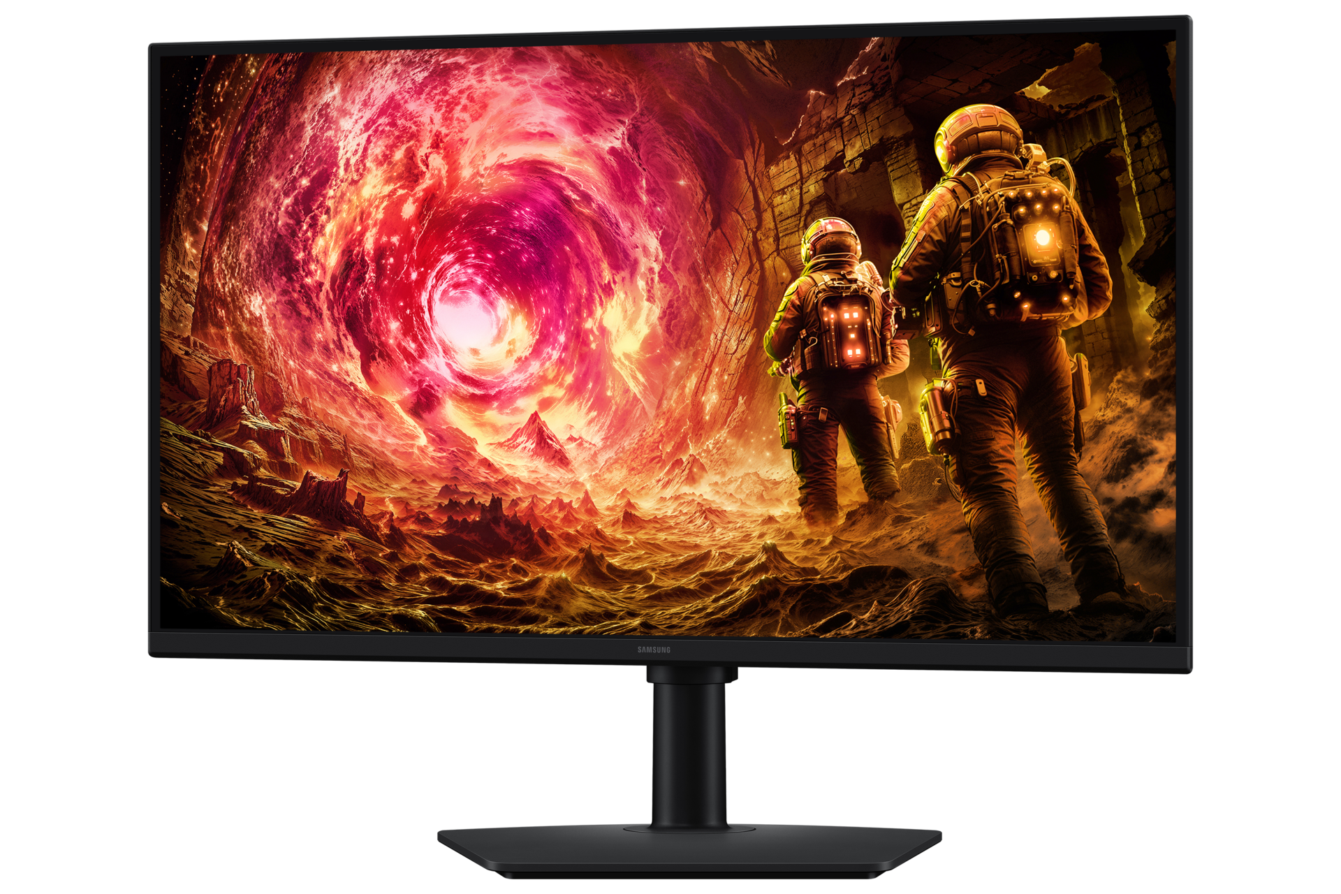 27/32" Odyssey G5 G50F QHD 180Hz Gaming Monitor LS27FG502EUXEN Swivel1 Black 