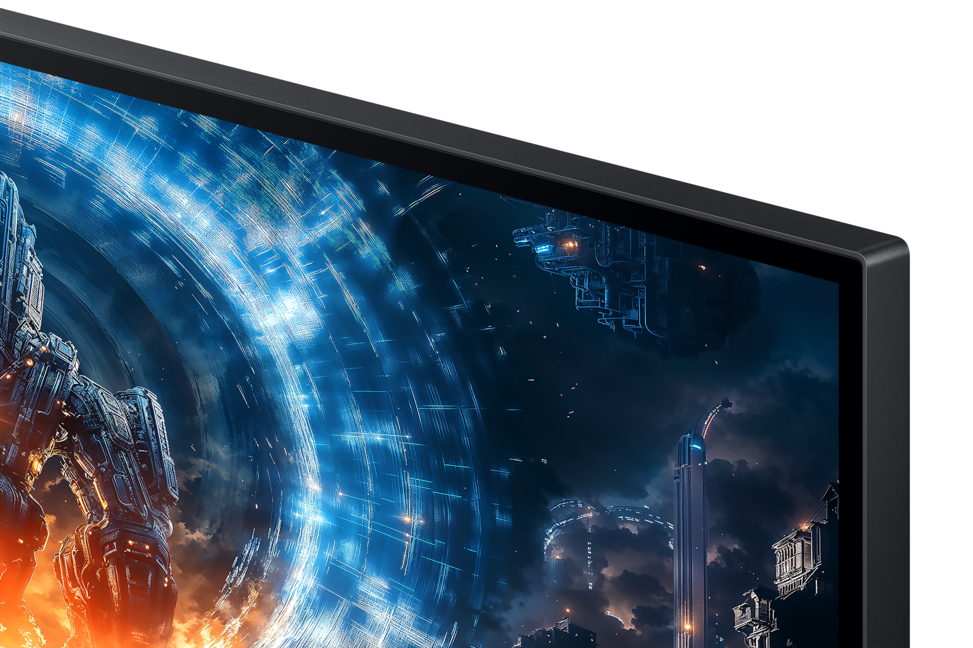 27" Odyssey G6 G60F QHD 350Hz Gaming Monitor Detail Black 
