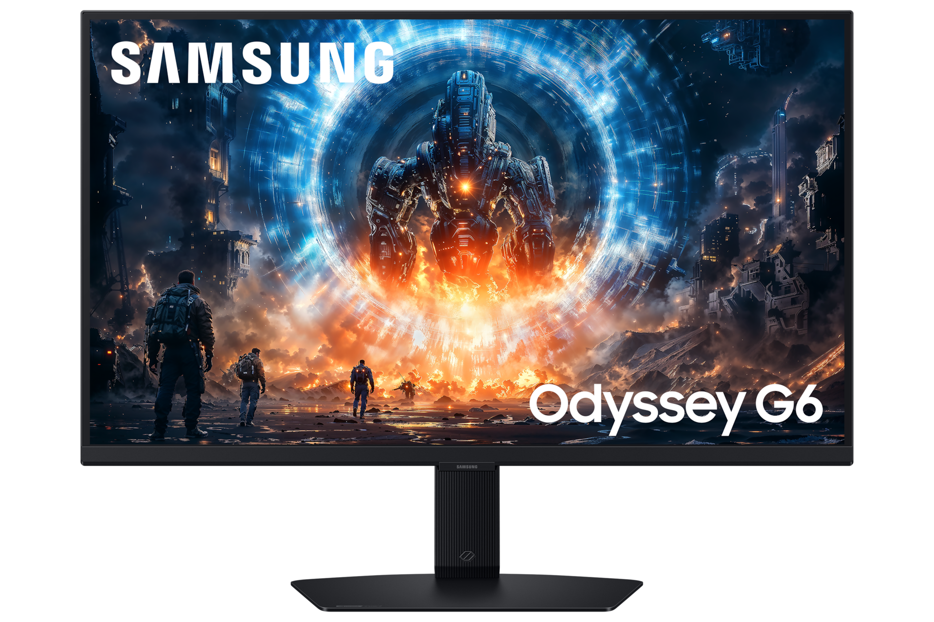 27" Odyssey G6 G60F QHD 350Hz Gaming Monitor Front2 Black 
