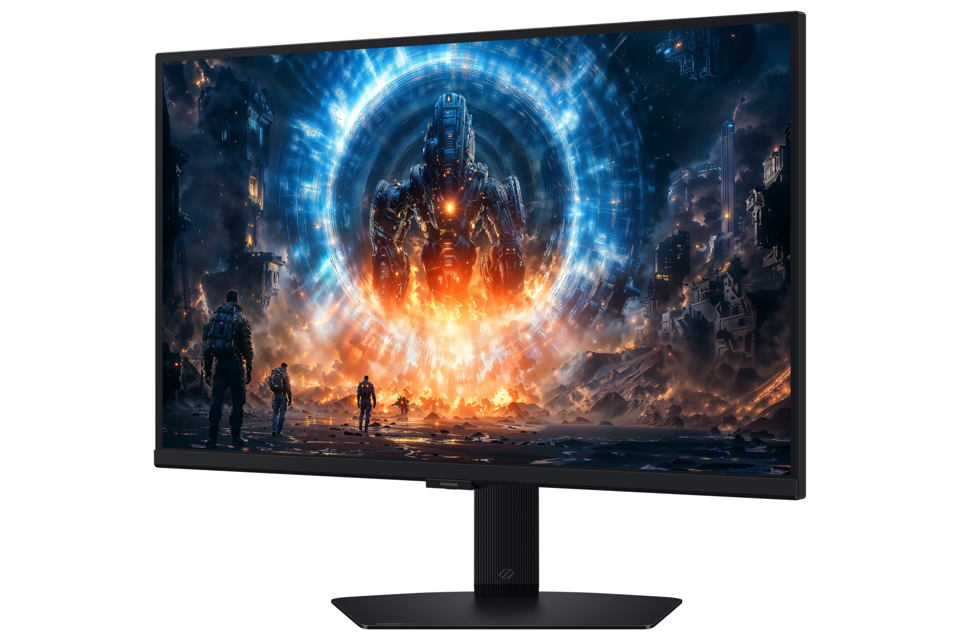 27" Odyssey G6 G60F QHD 350Hz Gaming Monitor Swivel1 Black 