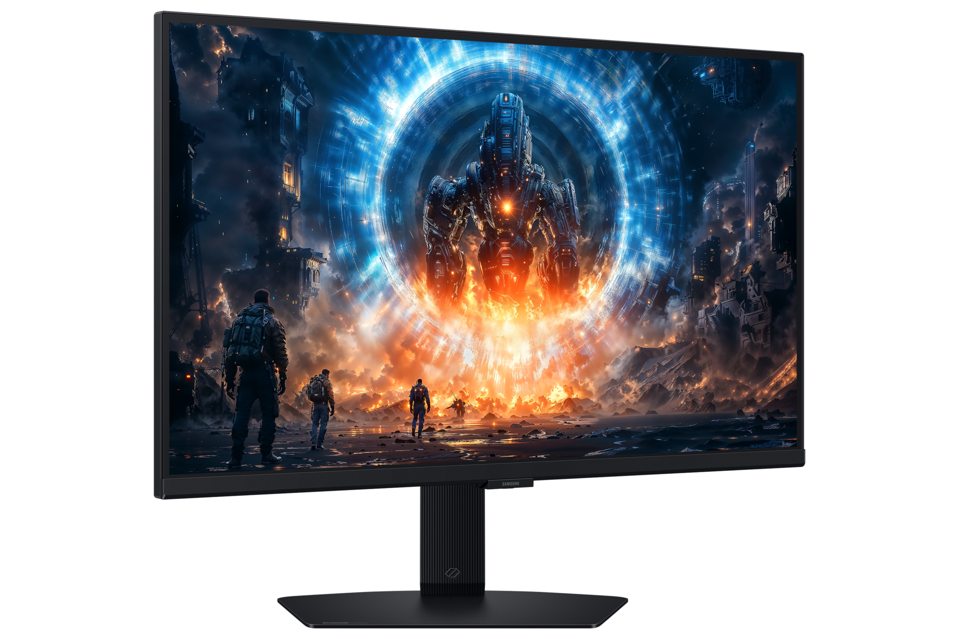 27" Odyssey G6 G60F QHD 350Hz Gaming Monitor Swivel2 Black 
