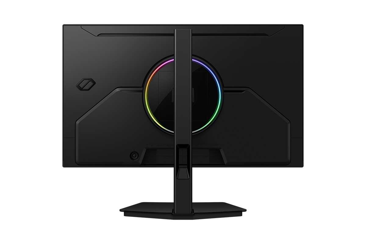 Achterkant van de Samsung Odyssey G8.