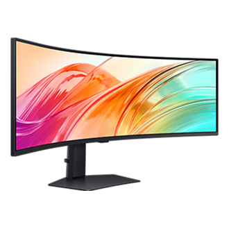 49" ViewFinity S9 S95UF DQHD  High-Resolution Monitor L-Perspective Black 