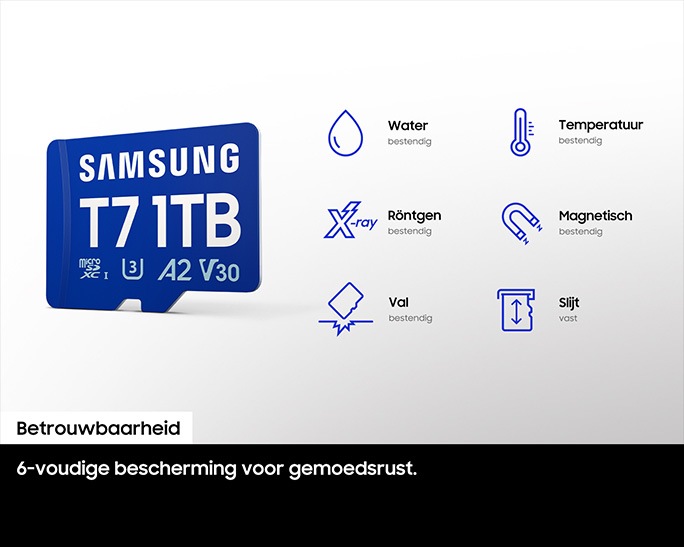 T7 microSDHC™ UHS-I Card 128GB Blue
