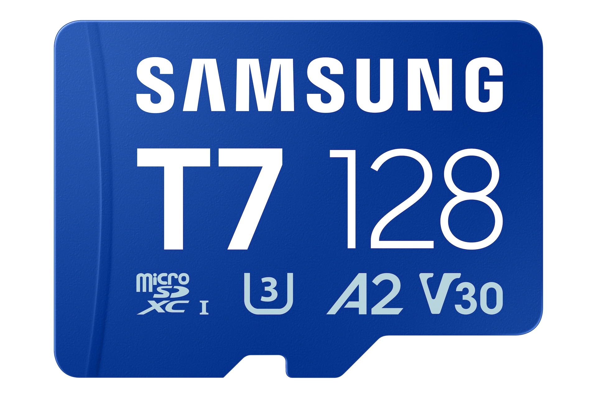 T7 microSD Card microSDXC™ UHS-I Card Front Blue 