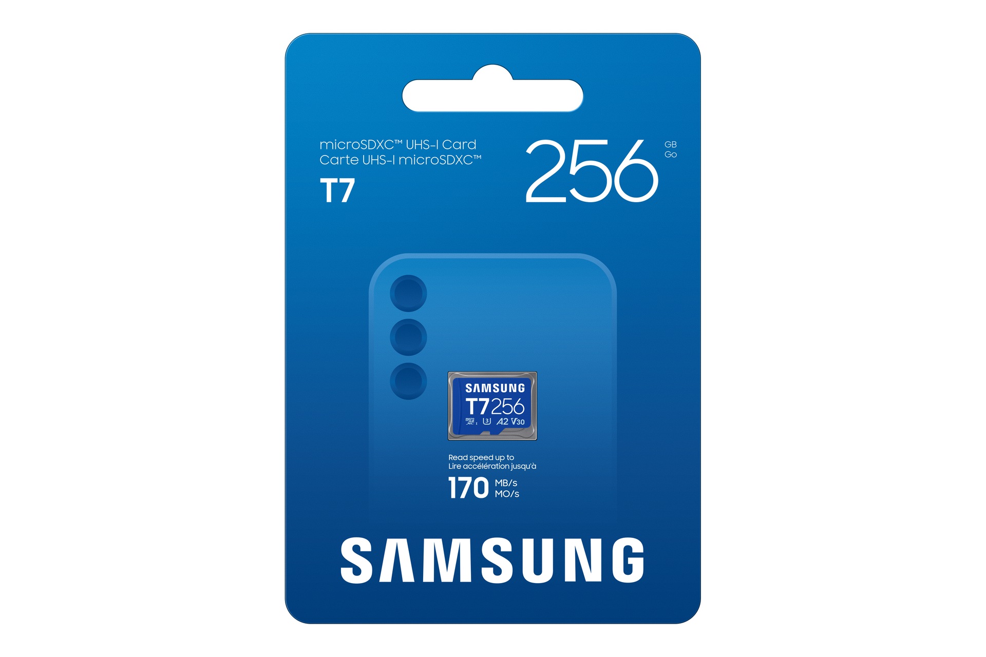 T7 microSDHC™ UHS-I Card 256GB Blue