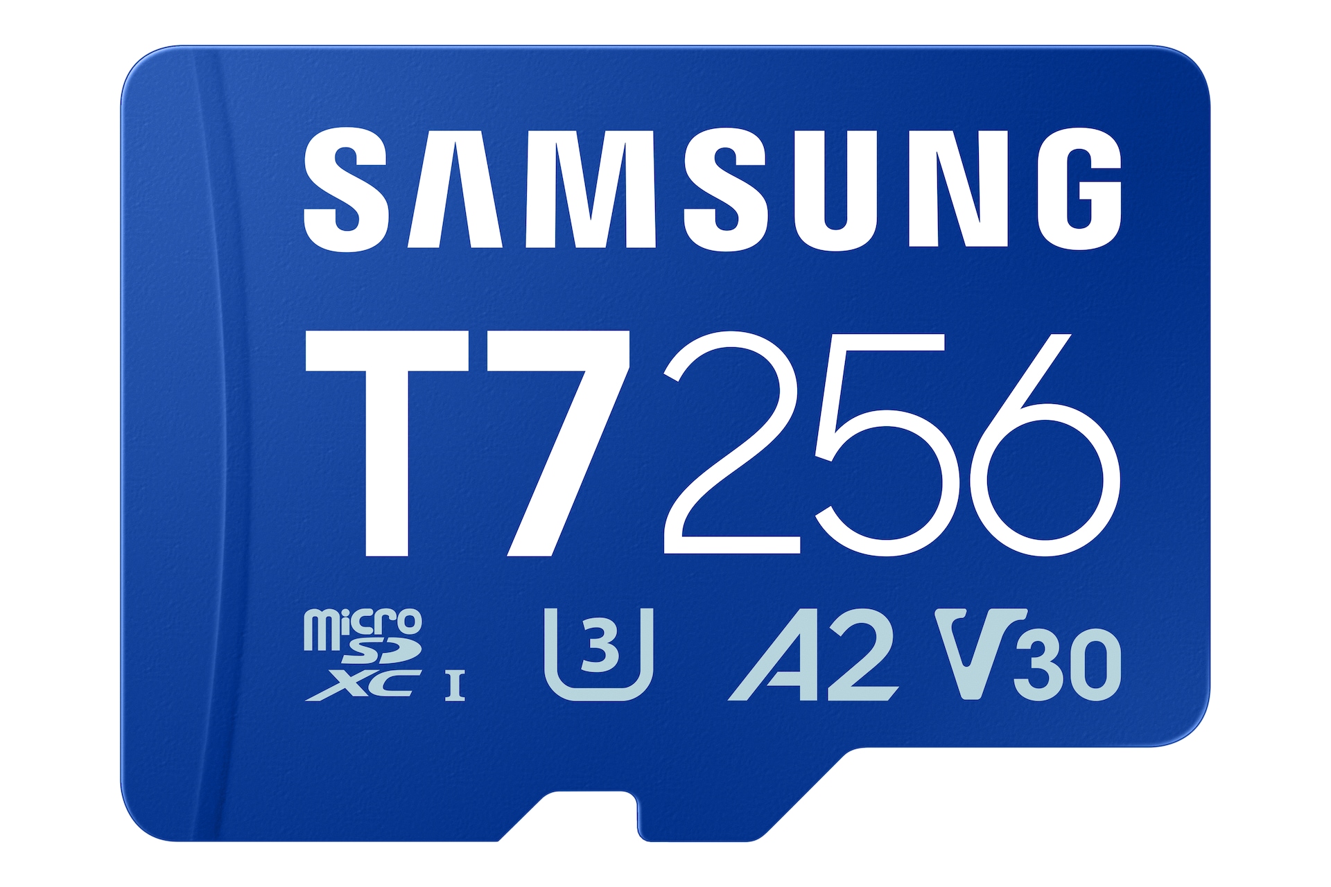 T7 microSD Card microSDXC™ UHS-I Card Front Blue 