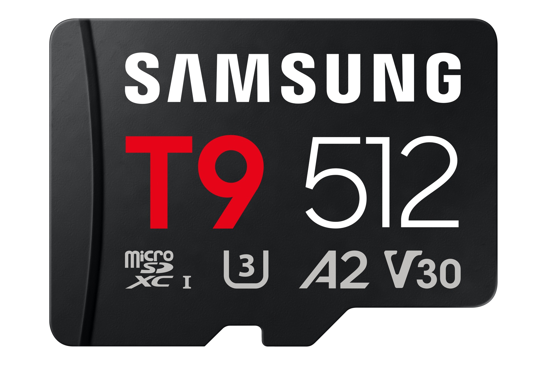 T9 microSD Card microSDXC™ UHS-I Card Front Black 