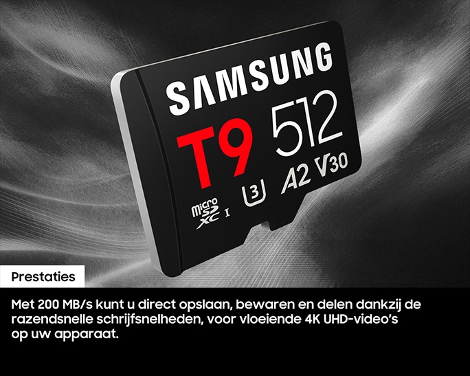 T9 microSD Card microSDXC™ UHS-I Card Back-PKG Black 