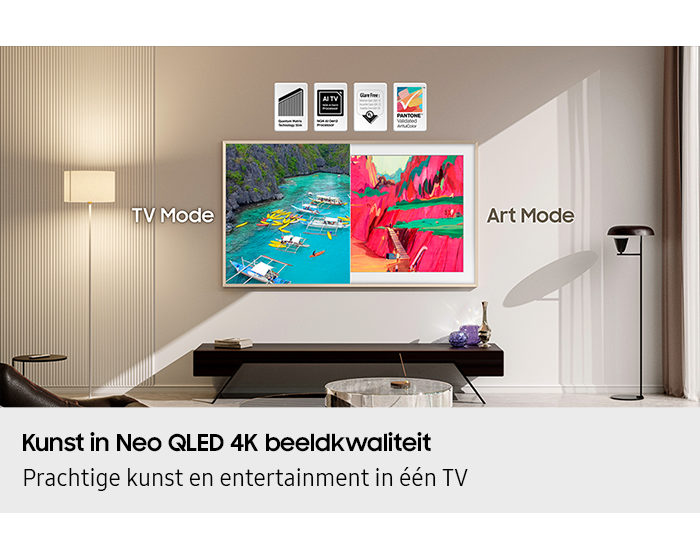 Artful Picture Quality with NEO QLED Feature The Frame Pro 85 inch