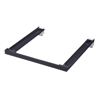 Stacking kit grijs SKK-ZSD 9000-serie Front Black 