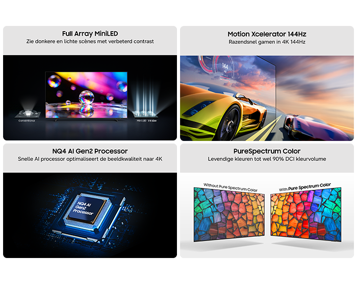 Mini LED M82H 4K Vision AI Smart TV (2026) Titanium Black