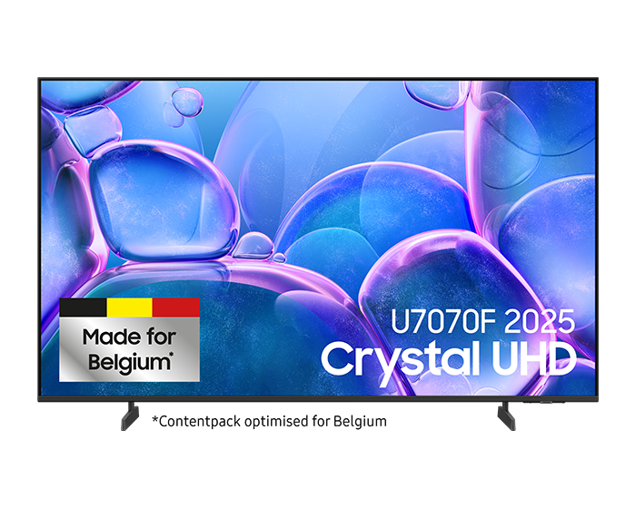 55" Crystal UHD Smart TV U7070F (2025) Black