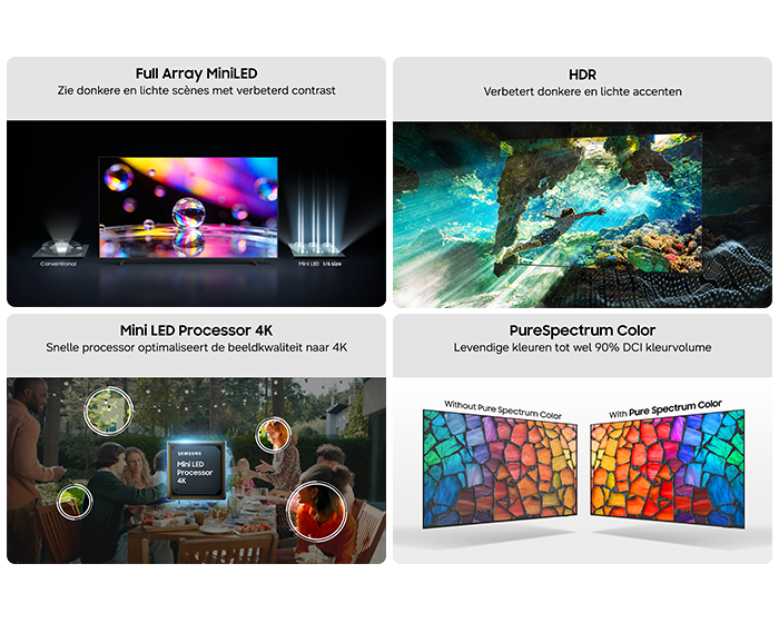 75" Mini LED 4K Vision AI Smart TV M70H (2026) Titanium Black