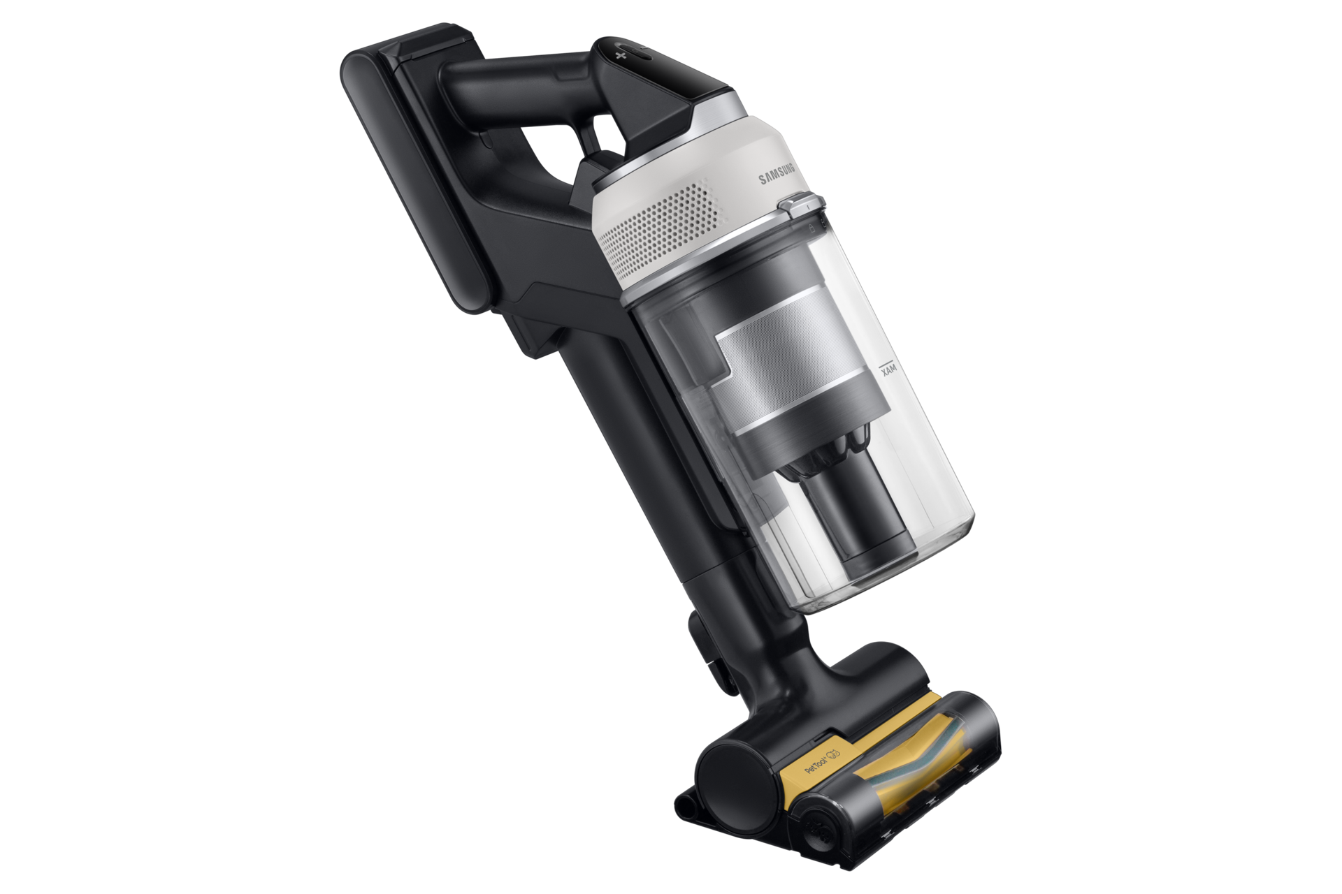 Jet 85S Stick VC 250W / 60 Min. 2.43kg with the Slim LED Brush Accessory-With-Body1 Satin Greige 
