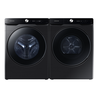 20kg AI Display Wasmachine - AI Wash met zwarte afwerking Front-On-Set Black 