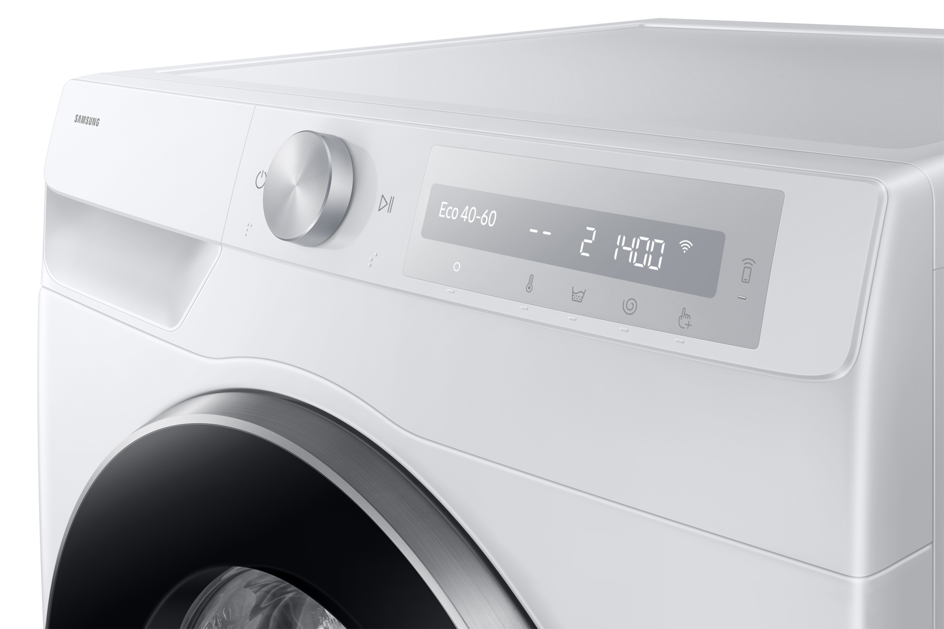 AI Ecobubble™ Wasmachine 6000-serie WW11DG6B25L Panel-Control1 White 