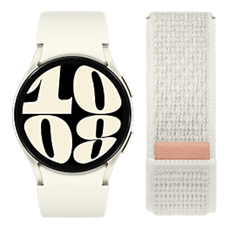 Maintenant avec les Galaxy Watch Fabric Band (prix conseillé jusqu'à 49,99 €)  à l'achat d'un Galaxy Watch6 Series