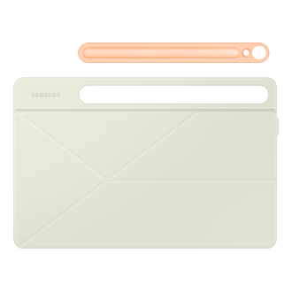 Galaxy Tab S9 | S9 FE | S10 FE | S10 Lite Smart Book Cover Changeble-Pen-Holder Orange 