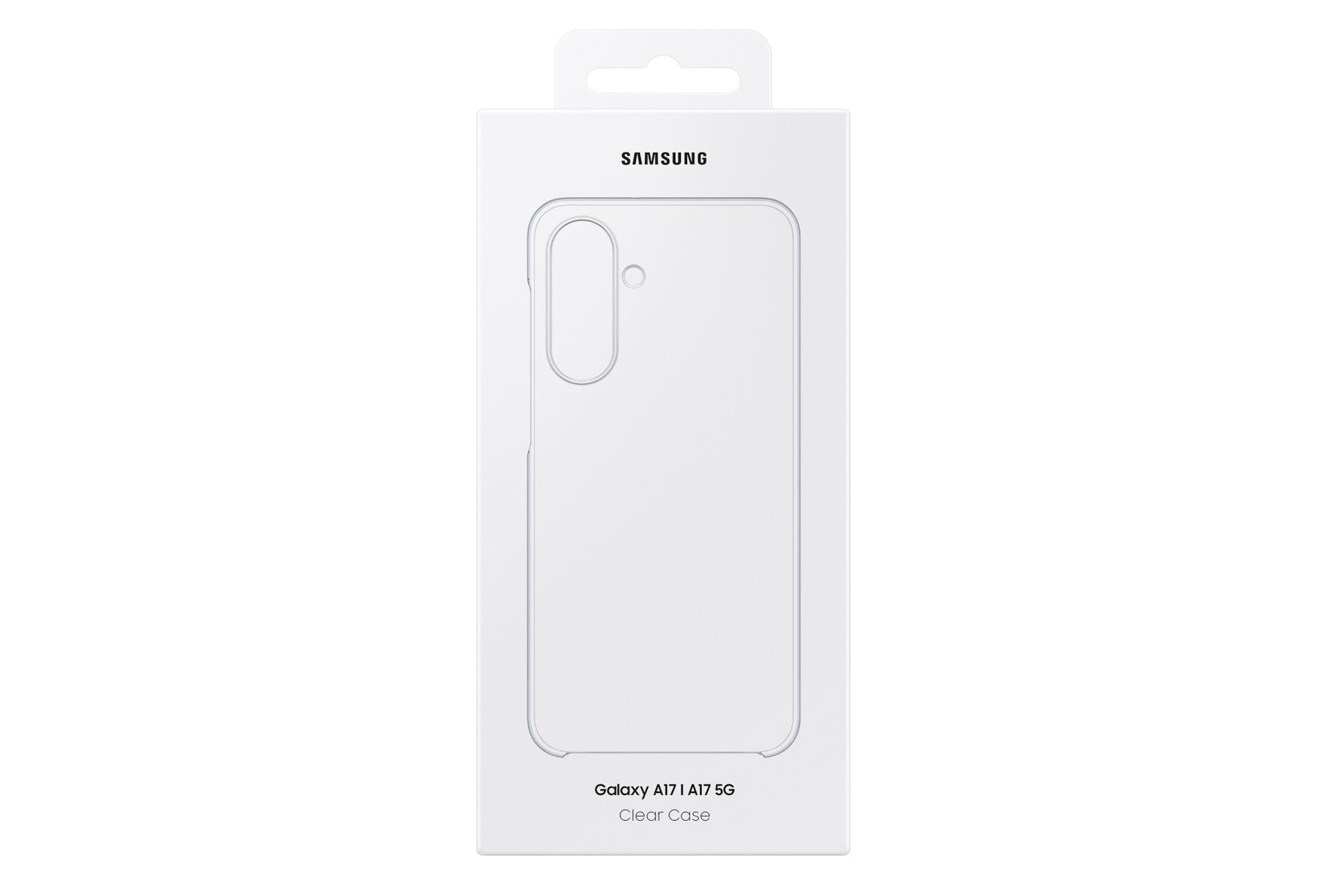 Galaxy A17 Clear Case Package Transparent 