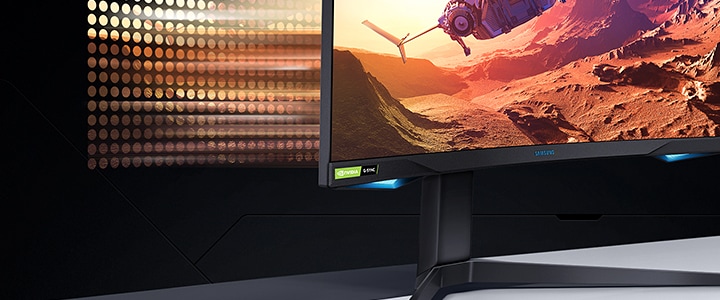 Ecran PC Gamer Incurvé 27'' Samsung Odyssey G7 G75T (LC27G75TQSPXEN) - WQHD  VA, 1 ms, 240Hz, G-Sync, HDR 600 (via ODR de 50€) –