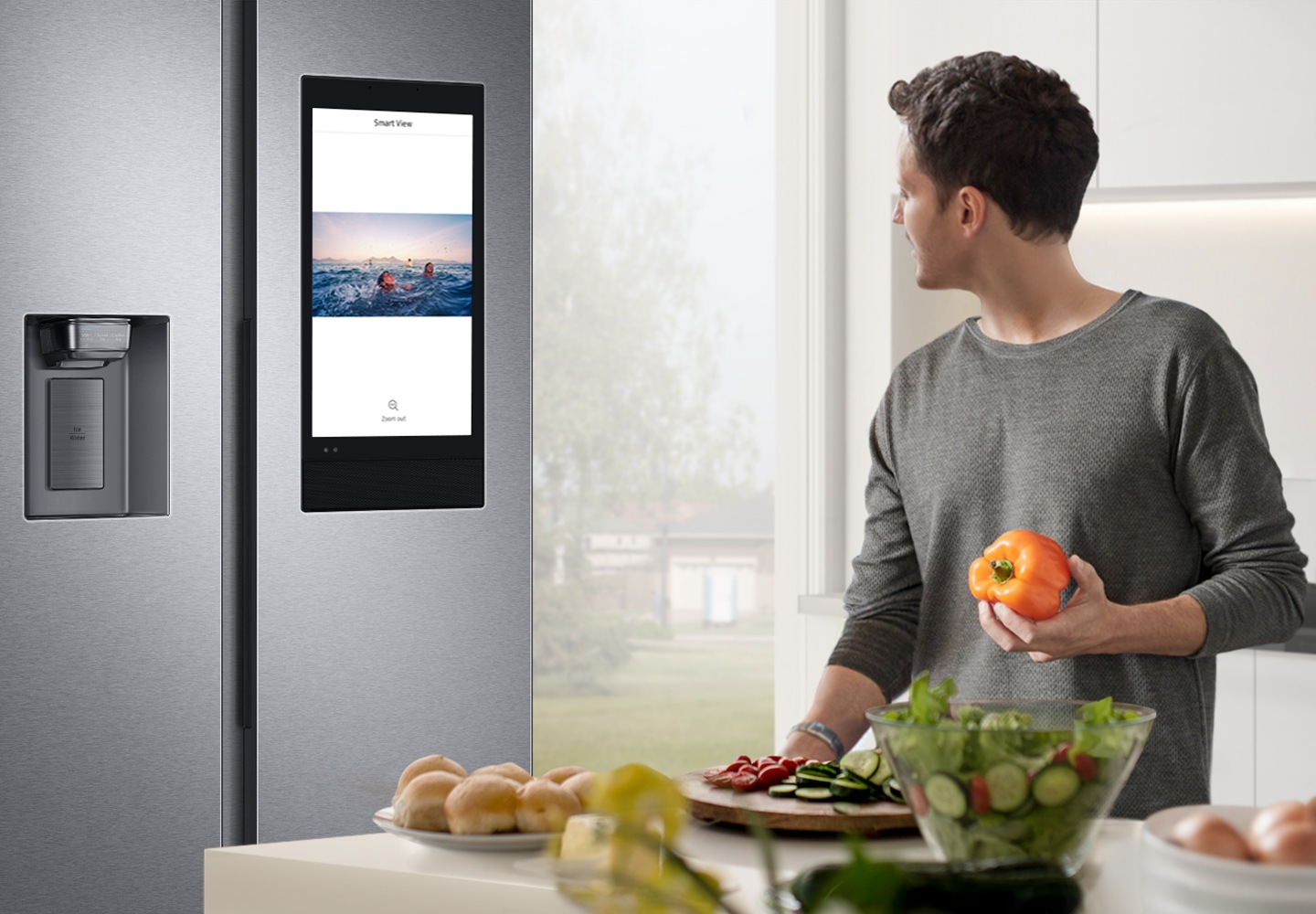 Regardez votre téléphone ou votre TV et continuez à cuisiner